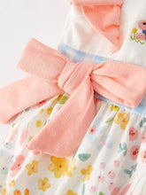 Load image into Gallery viewer, Easter Bunny Embroidery Girls Romper