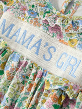 Load image into Gallery viewer, "MAMA'S GILR" Embroidered Smocked Girls' Romper