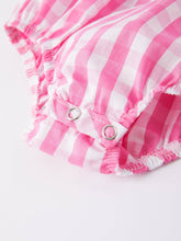 Load image into Gallery viewer, Horse Embroidery Smocking Girls Romper