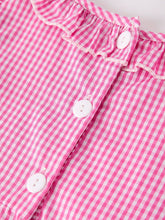 Load image into Gallery viewer, Bow Embroidered Plaid Baby Girl Dress

