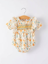 Load image into Gallery viewer, Girls Floral Print Romper
