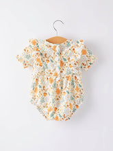 Load image into Gallery viewer, Girls Floral Print Romper
