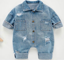 Load image into Gallery viewer, Kevin- Boyz Denim Jumpsuit
