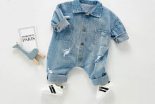 Load image into Gallery viewer, Kevin- Boyz Denim Jumpsuit
