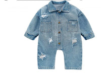 Load image into Gallery viewer, Kevin- Boyz Denim Jumpsuit
